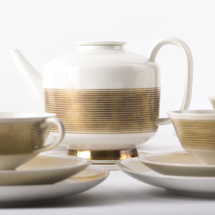 Bild 1 zu Objekt, 'Halle' teaset, 1930, Marguerite Friedlaender-Wildenhain, Berlin, StPM, 136A 34