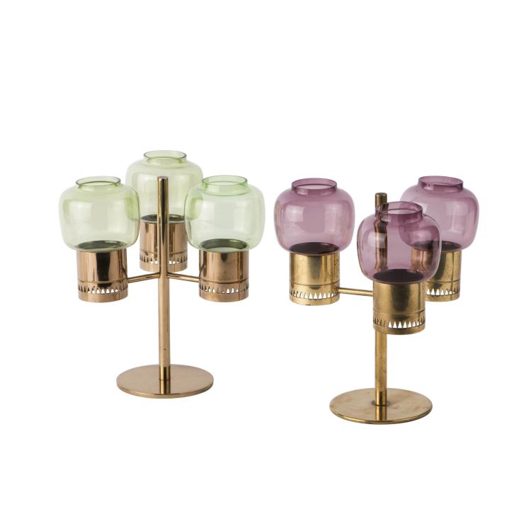 Hauptbild zu Objekt, Zwei Windlichter 'L 67', um 1960, Hans-Agne Jakobsson, Jakobsson, Hans Agne, Markaryd, 137A 133