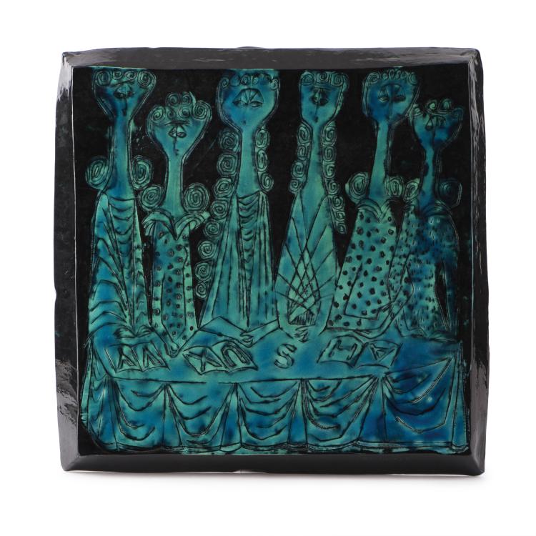 Hauptbild zu Objekt, Decorative wall plate, 1950s, Birger Kaipiainen, Kaipiainen, Birger, 137A 123