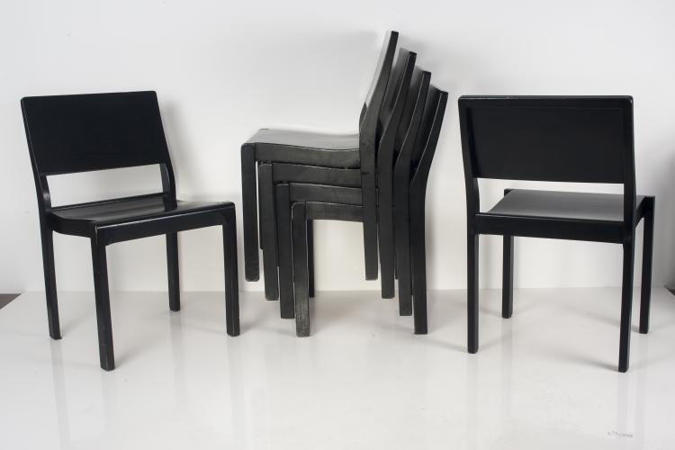 Bild 1 zu Objekt, Sechs Stapelst&uuml;hle '611', 1929, Alvar Aalto, Artek, Helsinki, 137A 9