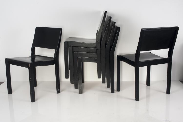 Bild 4 zu Objekt, Sechs Stapelst&uuml;hle '611', 1929, Alvar Aalto, Artek, Helsinki, 137A 9