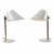 Two '9227' table lights, c1950