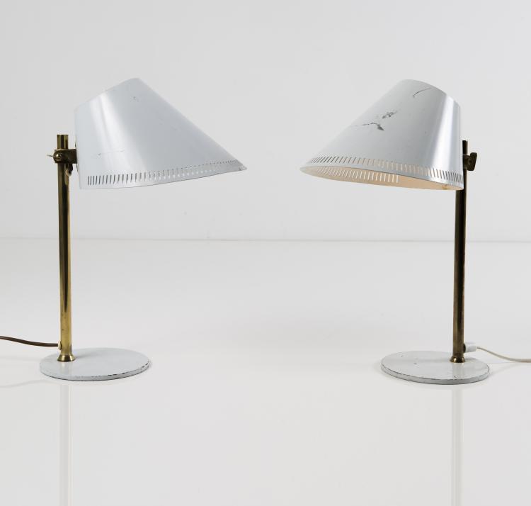 Bild 3 zu Objekt, Zwei Tischleuchten '9227', um 1950, Paavo Tynell, Idman Oy, Helsinki, 137A 41