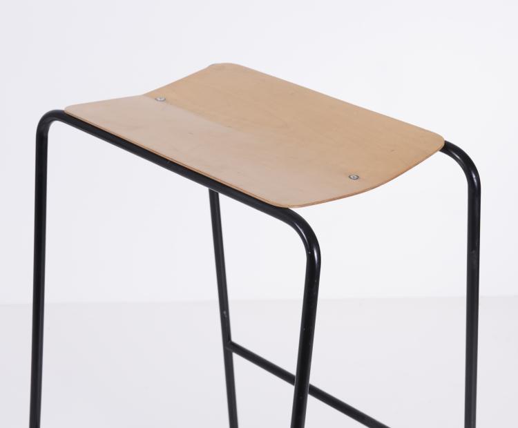 Bild 1 zu Objekt, Zwei Barhocker 'ORB', um 1984, Jasper Morrison, Zeus, Italien, 137B 575