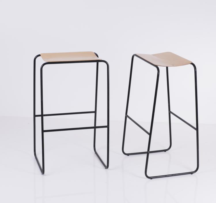 Bild 3 zu Objekt, Zwei Barhocker 'ORB', um 1984, Jasper Morrison, Zeus, Italien, 137B 575