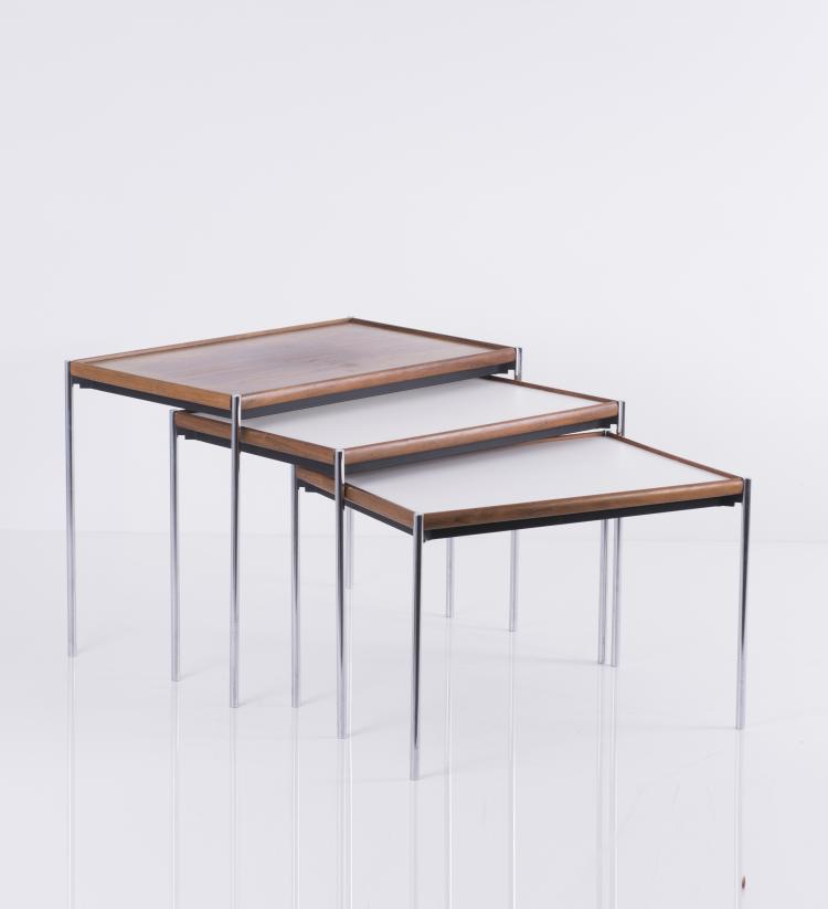 Bild 1 zu Objekt, Stapelbare Satztische '125', 1965, L&auml;mmle & Co., Illerzell, 137B 438