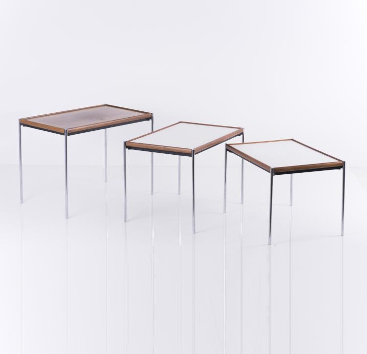 Bild 2 zu Objekt, Stapelbare Satztische '125', 1965, L&auml;mmle & Co., Illerzell, 137B 438