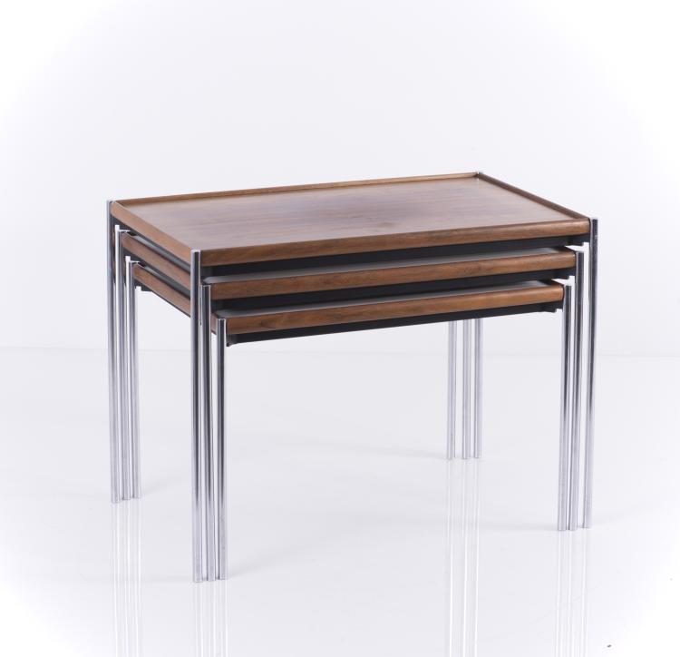 Bild 3 zu Objekt, Stapelbare Satztische '125', 1965, L&auml;mmle & Co., Illerzell, 137B 438