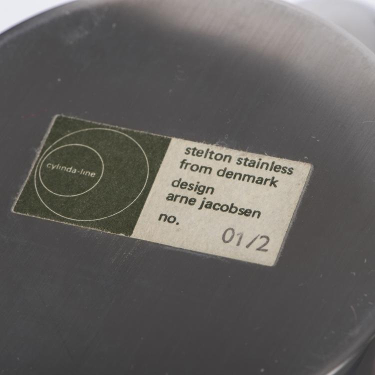 Bild 2 zu Objekt, Sieben Kaffee- und Barteile 'Cylinda Line', 1967, Arne Jacobsen, Stelton, Gentofte, 137A 140