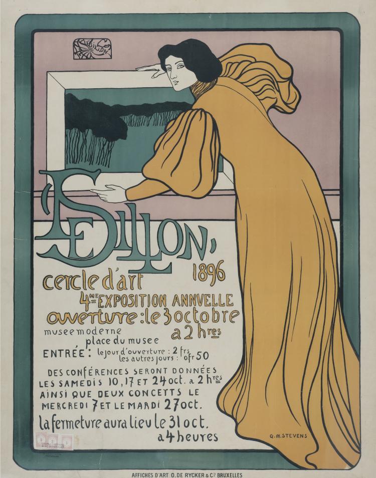 Hauptbild zu Objekt, 'Le Sillon', 1893, Gustave Max Stevens, 138B 763