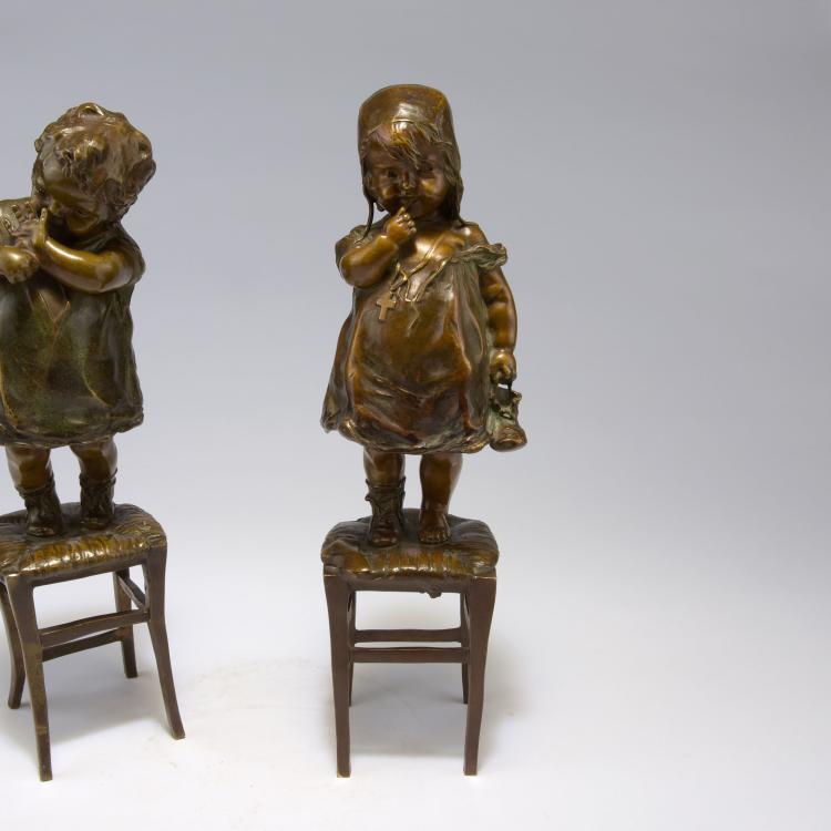 Bild 1 zu Objekt, Pair of  toddlers, c1915-20, Juan Clara, 138B 370