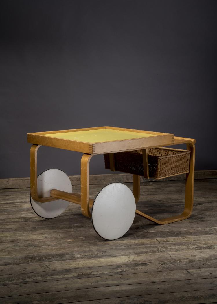 Bild 1 zu Objekt, '100/900' serving cart, 1937, Alvar Aalto, Artek, Helsinki, 137A 20