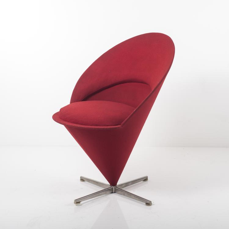 Bild 2 zu Objekt, Sessel 'Cone chair', 1958, Verner Panton, Plus-Linje, D&auml;nemark, 137A 83