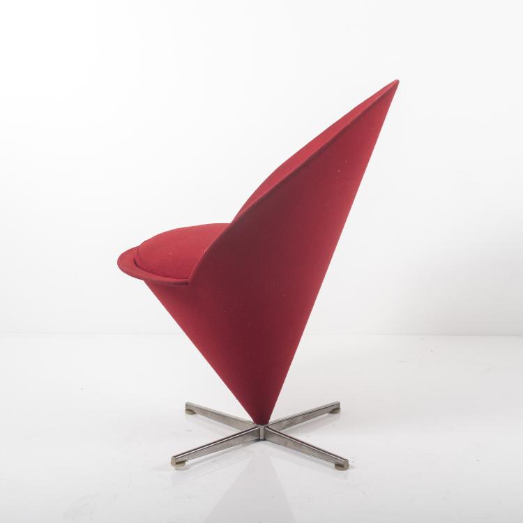 Bild 3 zu Objekt, Sessel 'Cone chair', 1958, Verner Panton, Plus-Linje, D&auml;nemark, 137A 83