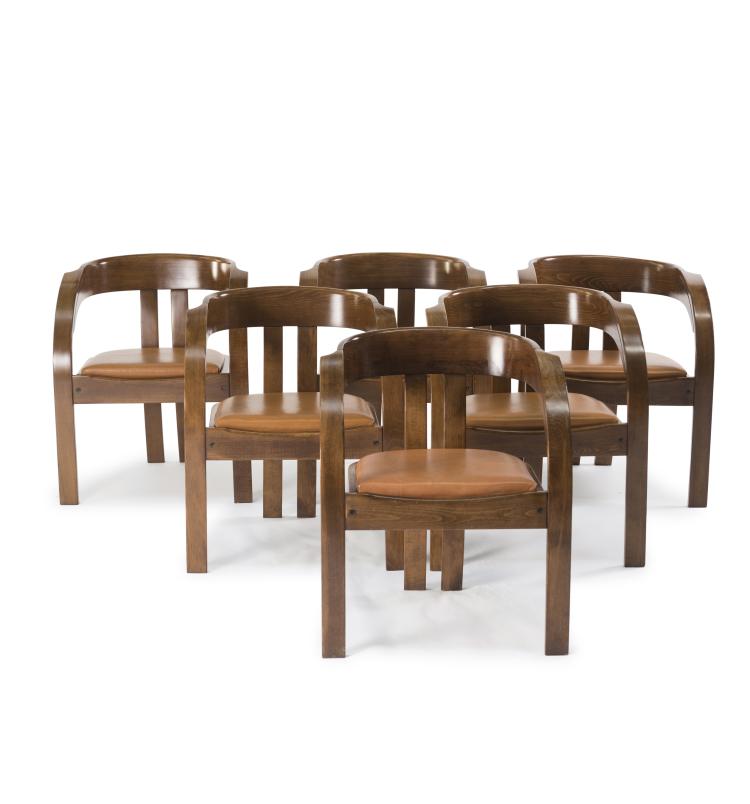Hauptbild zu Objekt, Six 'Elisa' armchairs, 1963, Giampiero Bassi, Poltronova, Pistoia, 137B 432