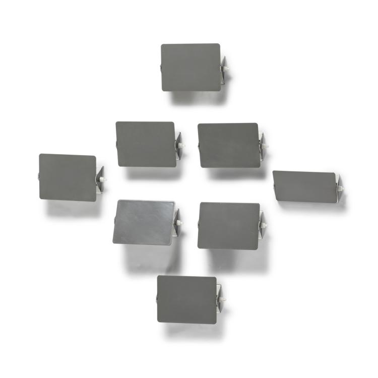 Hauptbild zu Objekt, Eight 'CP-1' brackets, 1963, Charlotte Perriand, Steph Simon, Paris, 136A 180