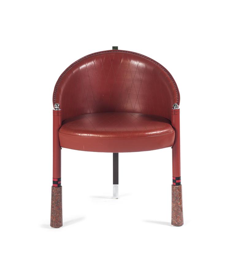 Hauptbild zu Objekt, 'F3 - Frankfurt' chair, 1985, Norbert Berghof, Draenert, Immenstaad, 136A 196