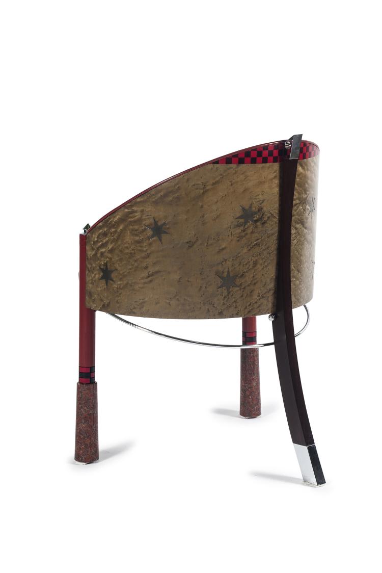 Bild 3 zu Objekt, 'F3 - Frankfurt' chair, 1985, Norbert Berghof, Draenert, Immenstaad, 136A 196