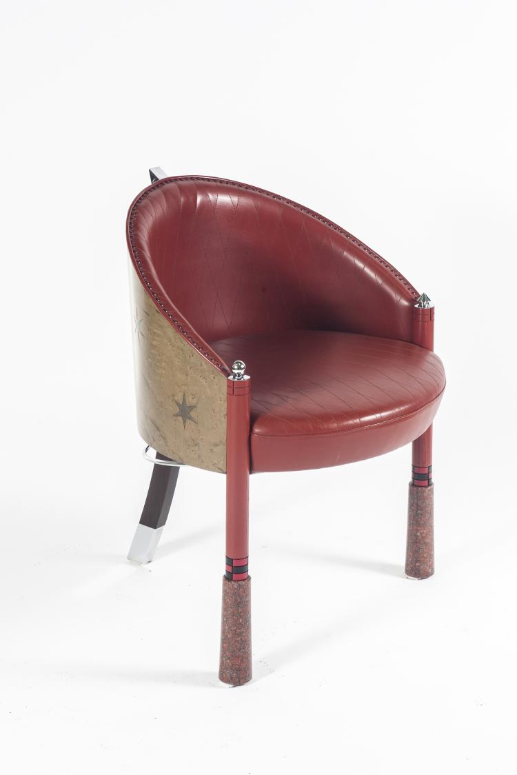 Bild 4 zu Objekt, 'F3 - Frankfurt' chair, 1985, Norbert Berghof, Draenert, Immenstaad, 136A 196