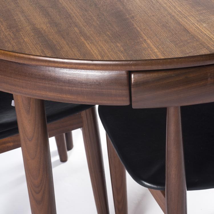 Bild 4 zu Objekt, Table and four chairs, 1962, Hans Olsen, Frem R&oslash;jle M&oslash;belfabrik, D&auml;nemark, 137A 170