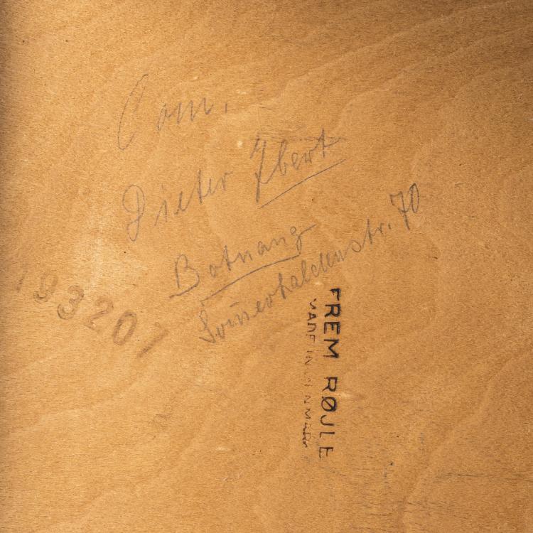 Bild 6 zu Objekt, Table and four chairs, 1962, Hans Olsen, Frem R&oslash;jle M&oslash;belfabrik, D&auml;nemark, 137A 170