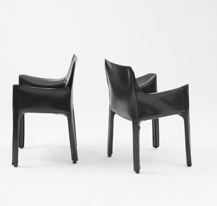 Bild 1 zu Objekt, Four 'Cab 413' armchairs, 1979, Mario Bellini, Cassina, Mailand, 137B 500