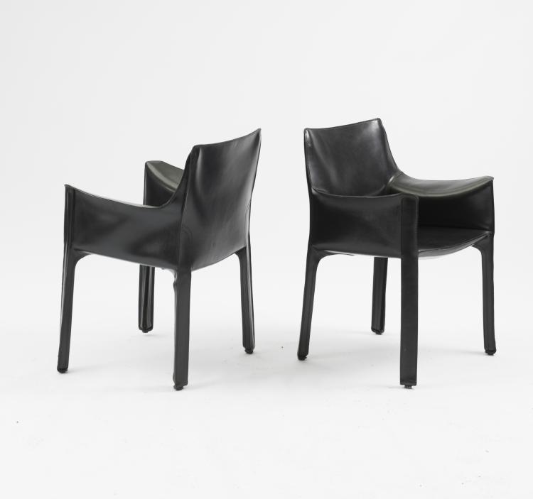 Bild 2 zu Objekt, Four 'Cab 413' armchairs, 1979, Mario Bellini, Cassina, Mailand, 137B 500