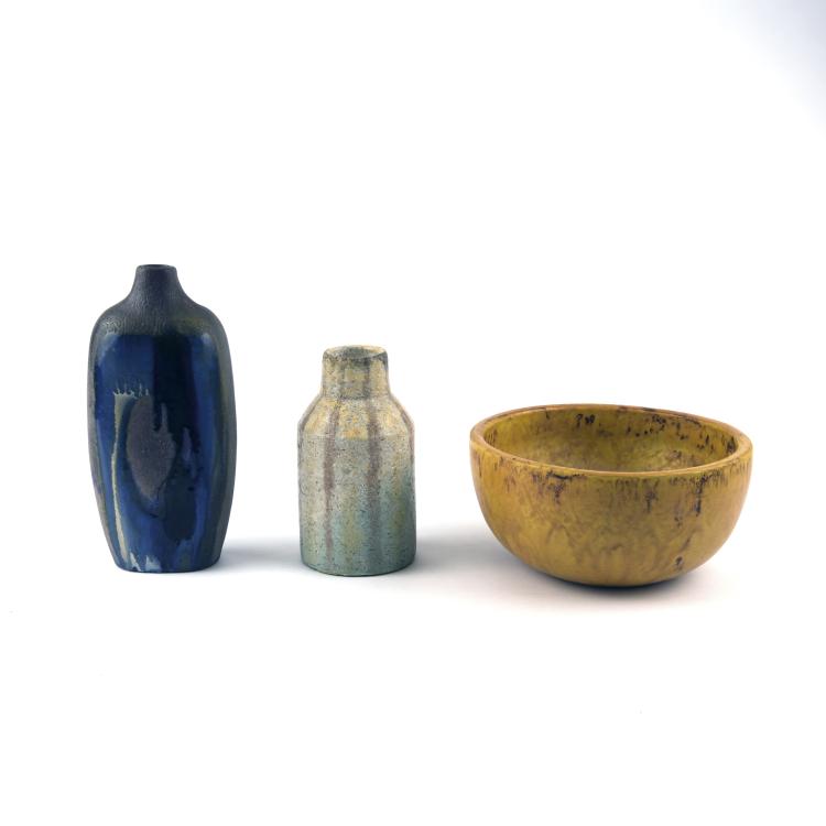 Hauptbild zu Objekt, Bowl and 2 vases, 1950s, Marcello Fantoni, Fantoni, Marcello, 137B 376