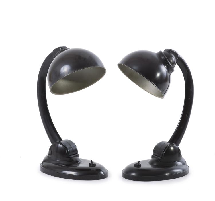 Hauptbild zu Objekt, Two '11126' table light, c1930, Eric Kirkland Cole, ESC, England, 137B 231