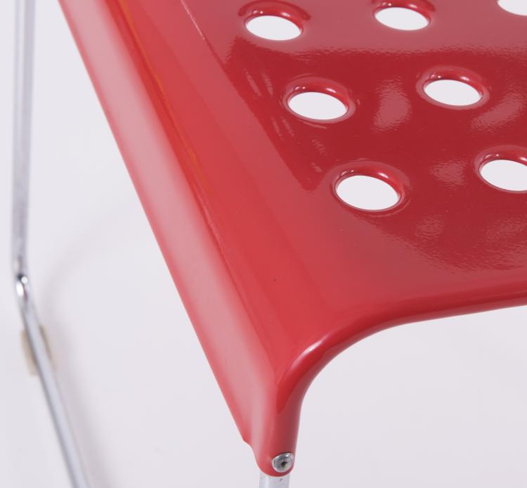 Bild 1 zu Objekt, Zwei Stapelst&uuml;hle 'Omstack', 1970, Rodney Kinsman, Bieffeplast, Padua, 137B 477