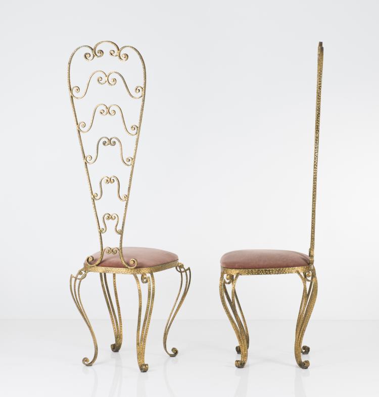 Bild 4 zu Objekt, Two high-back chairs, 1950s, Pier Luigi Colli, Colli, Turin, 137B 249