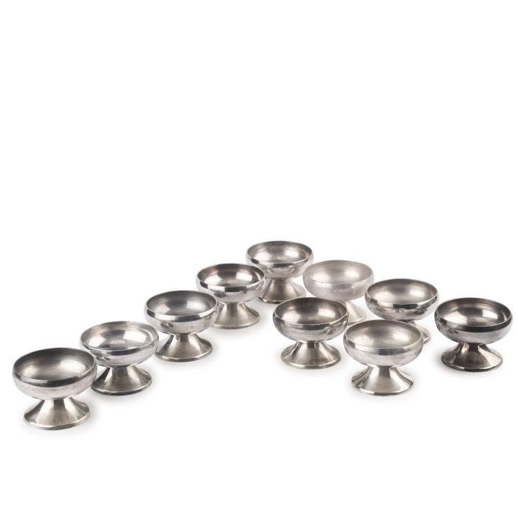 Hauptbild zu Objekt, Zehn Eisbecher, um 1936, Gio Ponti, Krupp, Arthur, Mailand, 137B 359