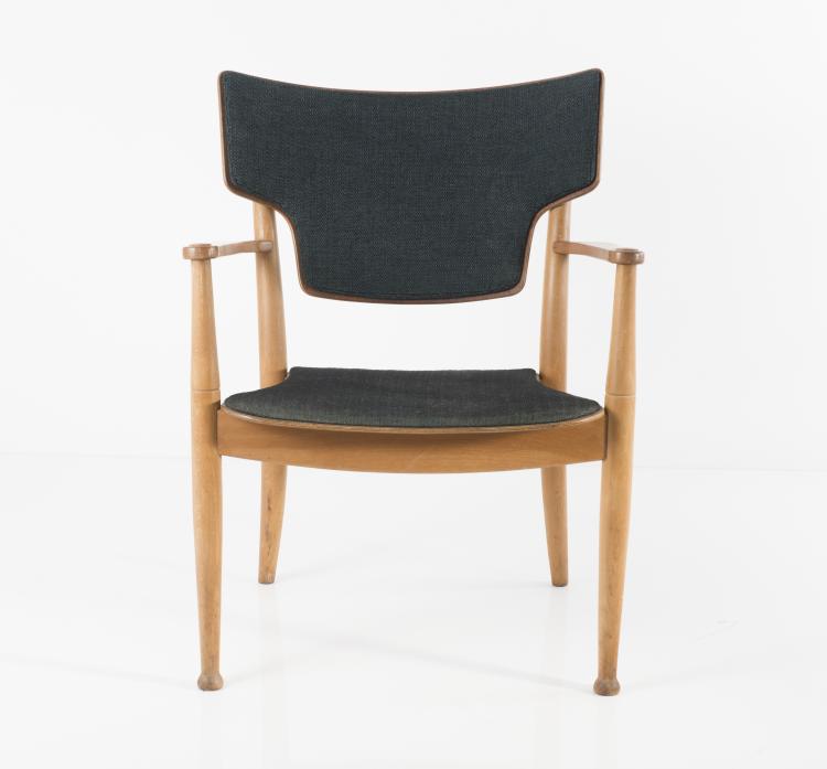 Bild 6 zu Objekt, Armlehnsessel 'Portex', 1944, Peter Hvidt, Fritz Hansen, Aller&oslash;d, 137A 39