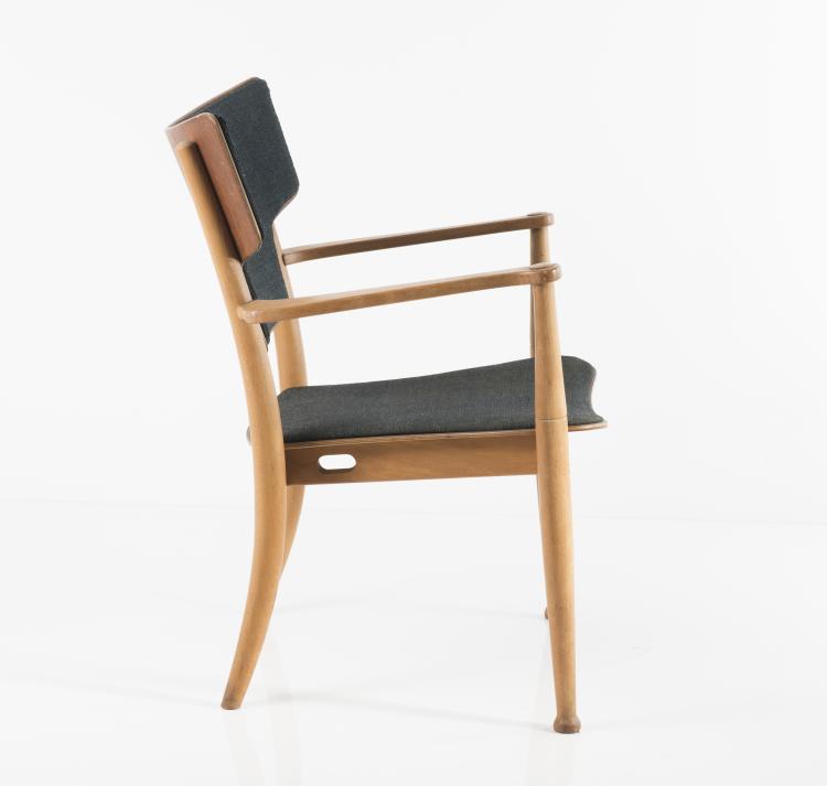 Bild 7 zu Objekt, Armlehnsessel 'Portex', 1944, Peter Hvidt, Fritz Hansen, Aller&oslash;d, 137A 39