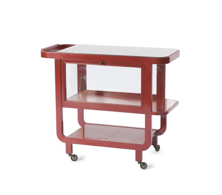 Hauptbild zu Objekt, Serving cart, 1920s, Berlin, Deutschland (zugeschrieben), 137B 214