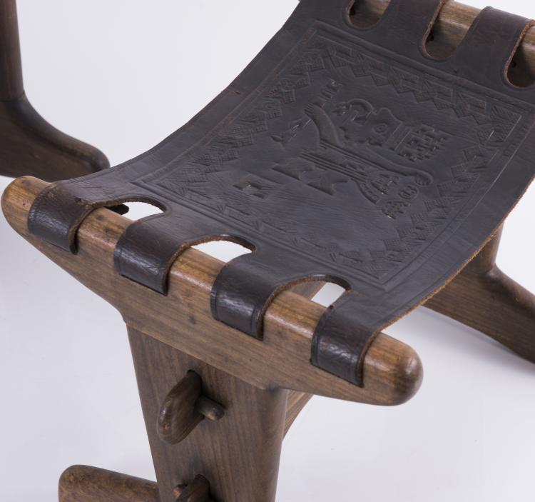 Bild 5 zu Objekt, Rocking chair with stoo, c1970, Angel Pazmino, Meubles de Estilo, Ecuador, 137B 478