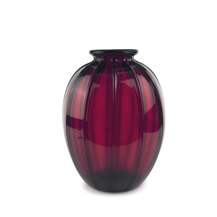 Hauptbild zu Objekt, Vase 'Costolato', um 1925, Murano, 137C 770
