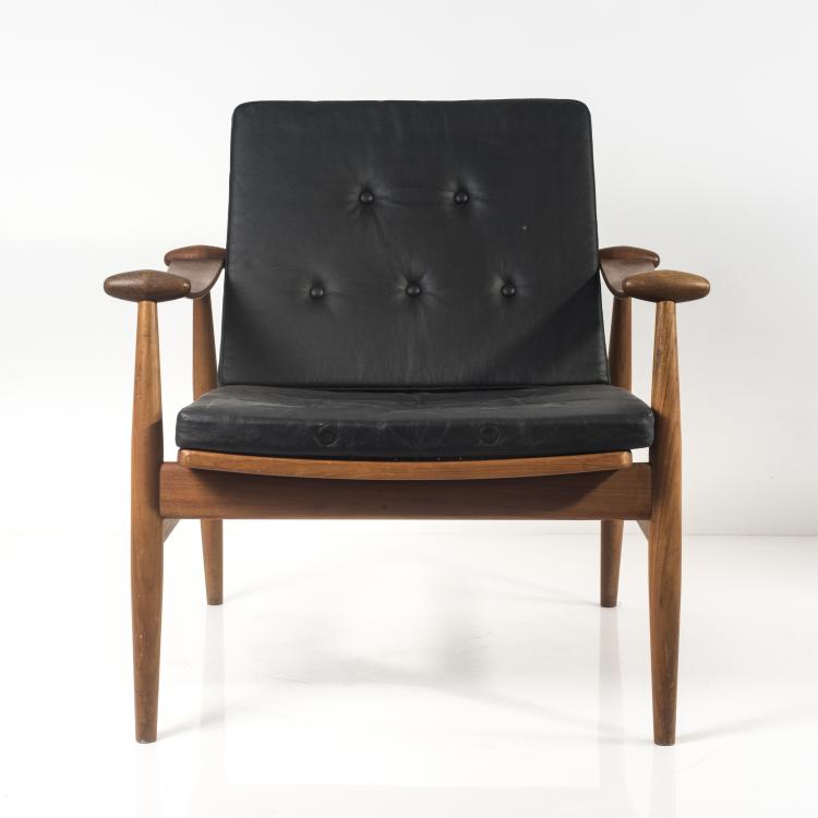 Bild 3 zu Objekt, Armlehnsessel 'FD 133' - 'Spade chair', 1953, Finn Juhl, France & Daverkosen, Kopenhagen, 137A 61