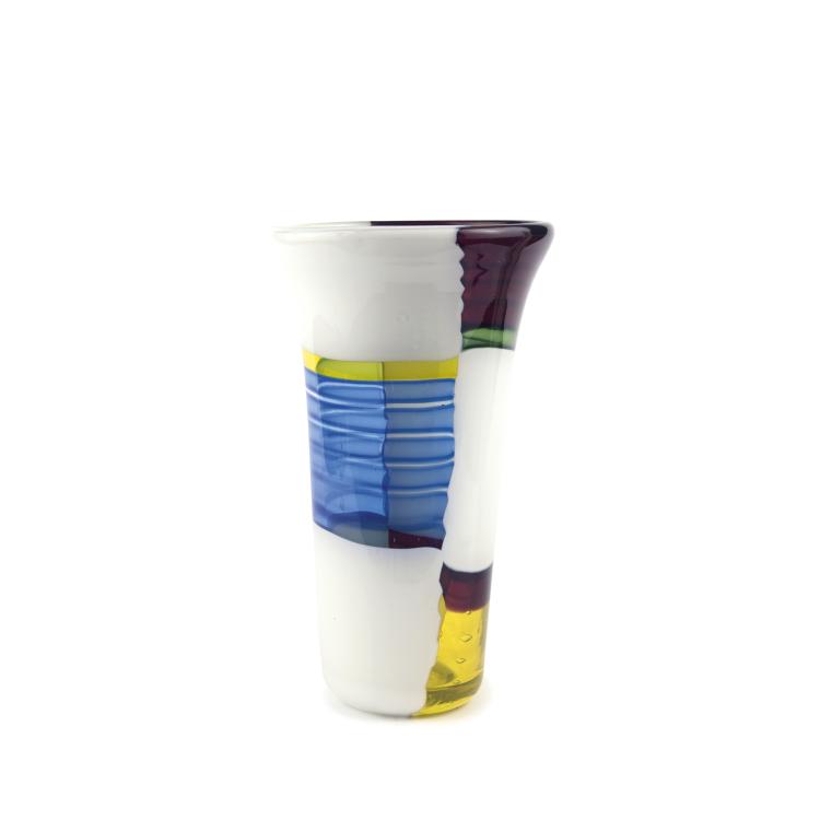 Hauptbild zu Objekt, Vase 'Bandiere', um 1956, Anzolo Fuga, A.Ve.M., Murano, 137C 738