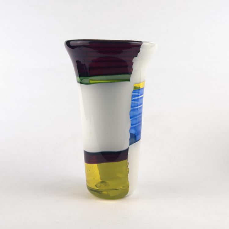 Bild 1 zu Objekt, Vase 'Bandiere', um 1956, Anzolo Fuga, A.Ve.M., Murano, 137C 738
