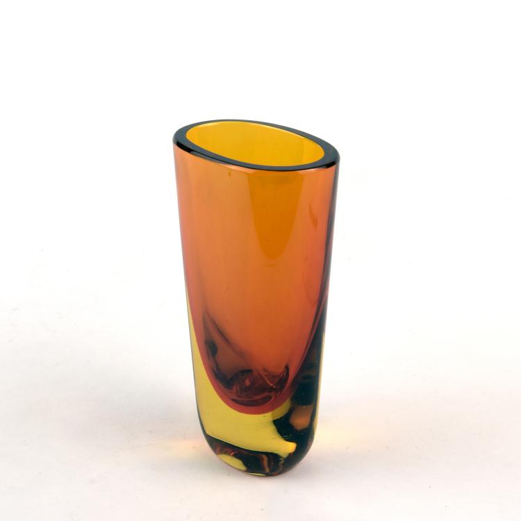 Bild 1 zu Objekt, 'Sommerso' vase, c1958, Flavio Poli, Seguso Vetri d'Arte, Murano, 137C 735