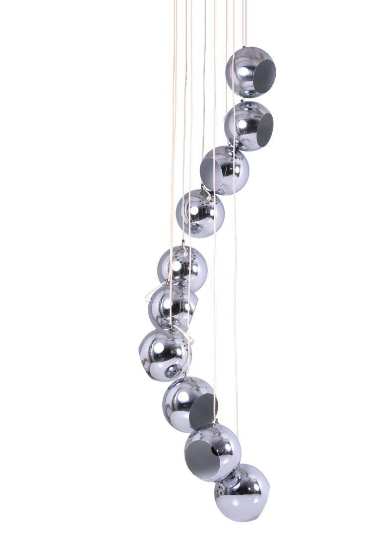 Hauptbild zu Objekt, Ceiling light, c1965, Mailand Harvey Guzzini, Harvey Guzzini, Mailand, 137B 455