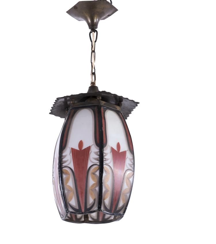 Hauptbild zu Objekt, Ceiling light, c1905, Darmstadt, 137B 208