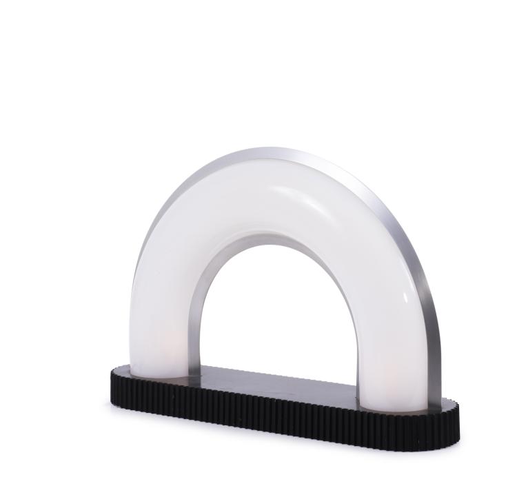 Hauptbild zu Objekt, 'Mezzo Bow' table light, 1976, Adalberto Dal Lago, Francesconi, Brescia, 137B 503