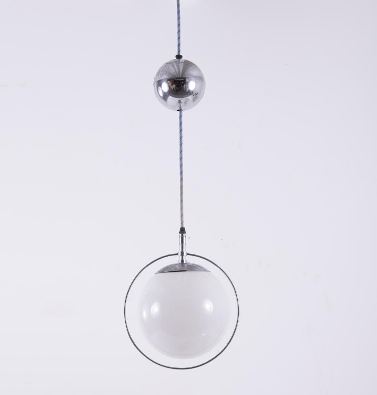 Bild 1 zu Objekt, Ceiling light, 1930s, Wolfgang T&uuml;mpel, Goldschmidt & Schwabe, Berlin (zugeschrieben), 148A 165