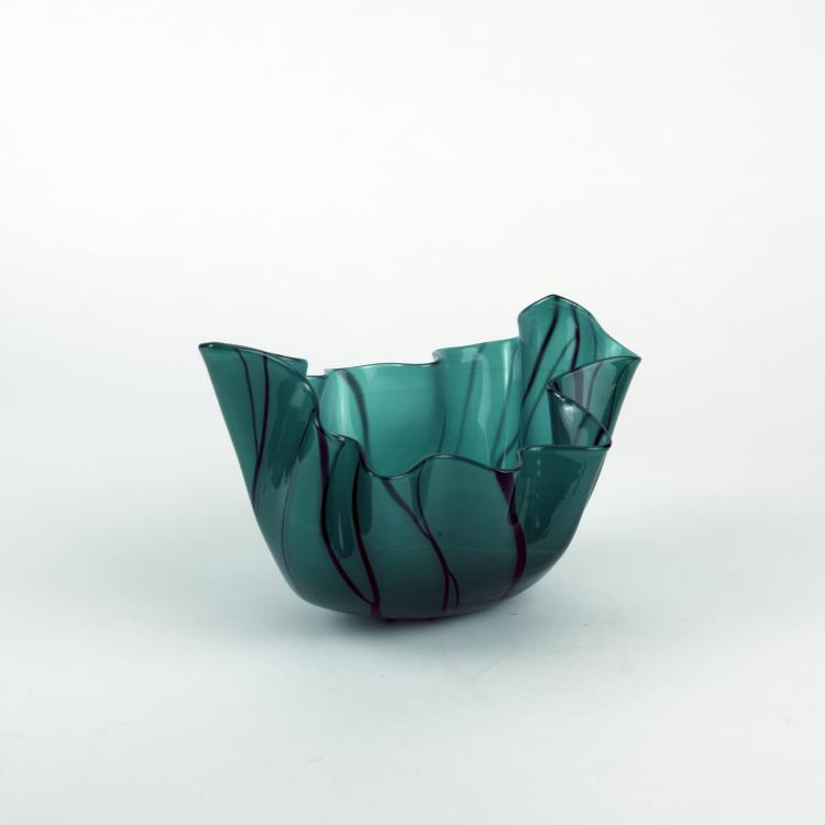 Bild 1 zu Objekt, 'Fazzoletto' vase, c1949, Fulvio Bianconi, Venini & C., Murano, 137C 636