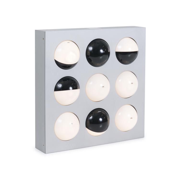 Hauptbild zu Objekt, 'Fifty Fifty' light object, 1965, Paul Talman, Interaktives Licht, K&ouml;ln, 137B 443