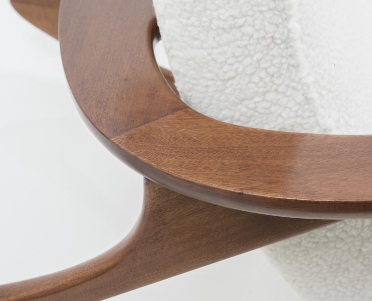 Bild 2 zu Objekt, Schaukelsessel mit Ottoman um 1955, Vladimir Kagan, Kagan Design Inc., New York, 137B 344