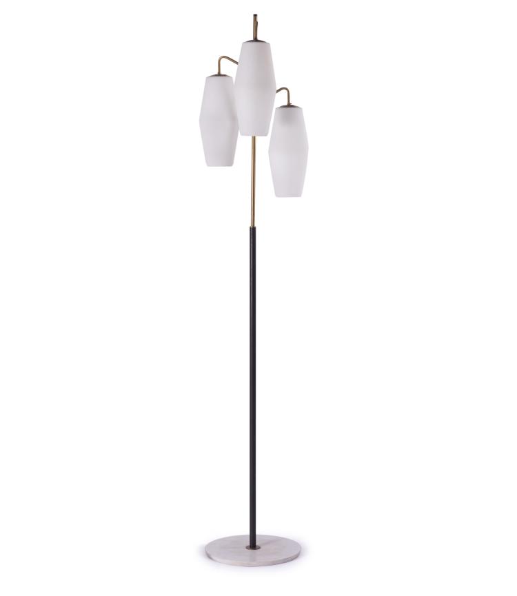 Hauptbild zu Objekt, '4052' floor lamp, 1950s, Stilnovo, Mailand, 137B 297