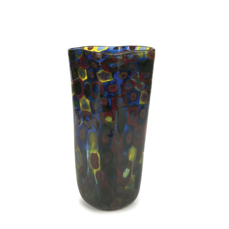 Hauptbild zu Objekt, Vase 'Murrine', um 1960, Anzolo Fuga, A.Ve.M., Murano, 137C 743